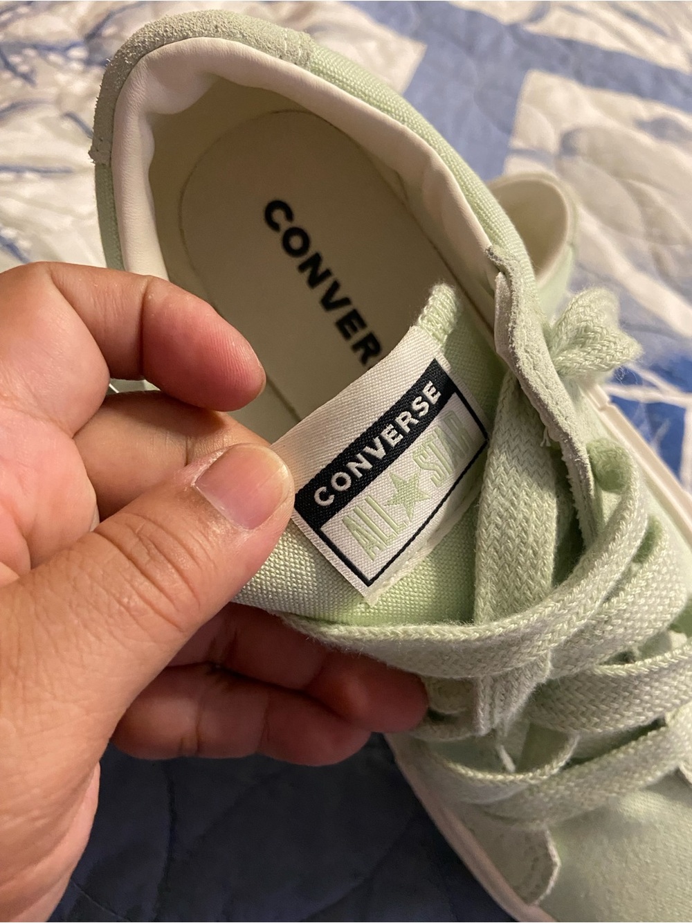 CONVERSE Mint Green Classic CHUCK TAYLOR Canvas Sneakers *UNISEX - Picture 3 of 8